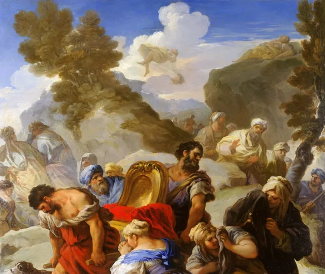 Psyche Exposed on a Rock, Luca Giordano