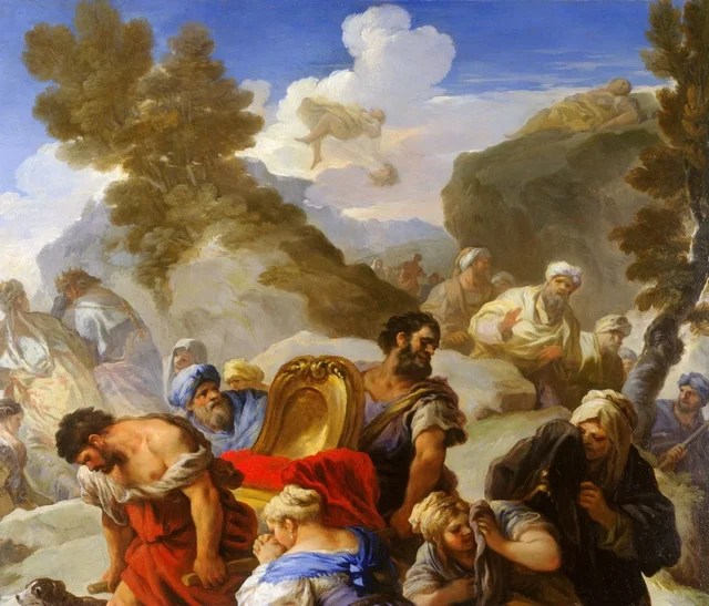 Psique expuesta en una roca, Luca Giordano