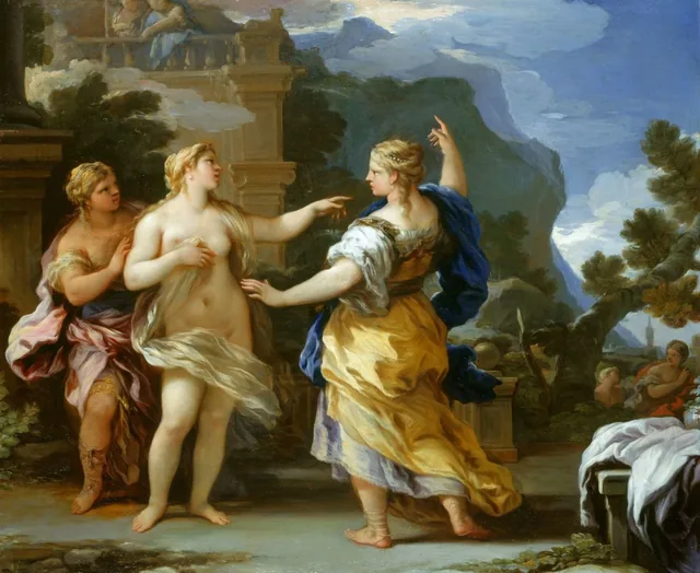 Vénus punissant Psyché d'une tâche