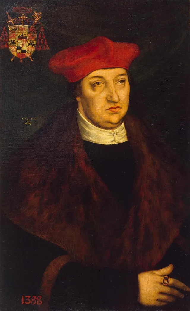 Retrato del cardenal Alberto de Brandeburgo, Lucas Cranach el Viejo