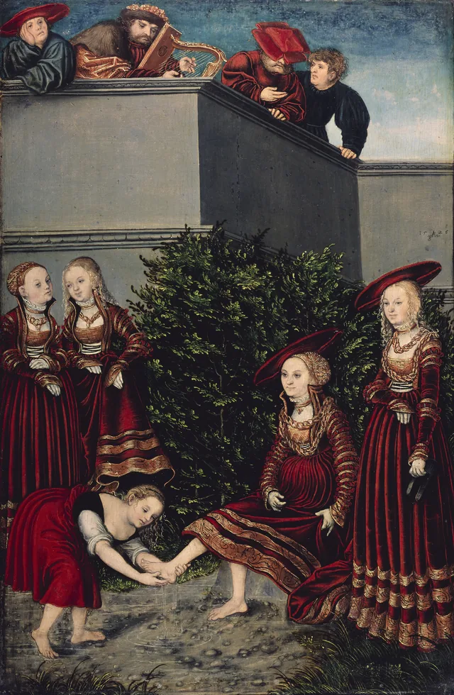 David y Betsabé, Lucas Cranach el Viejo