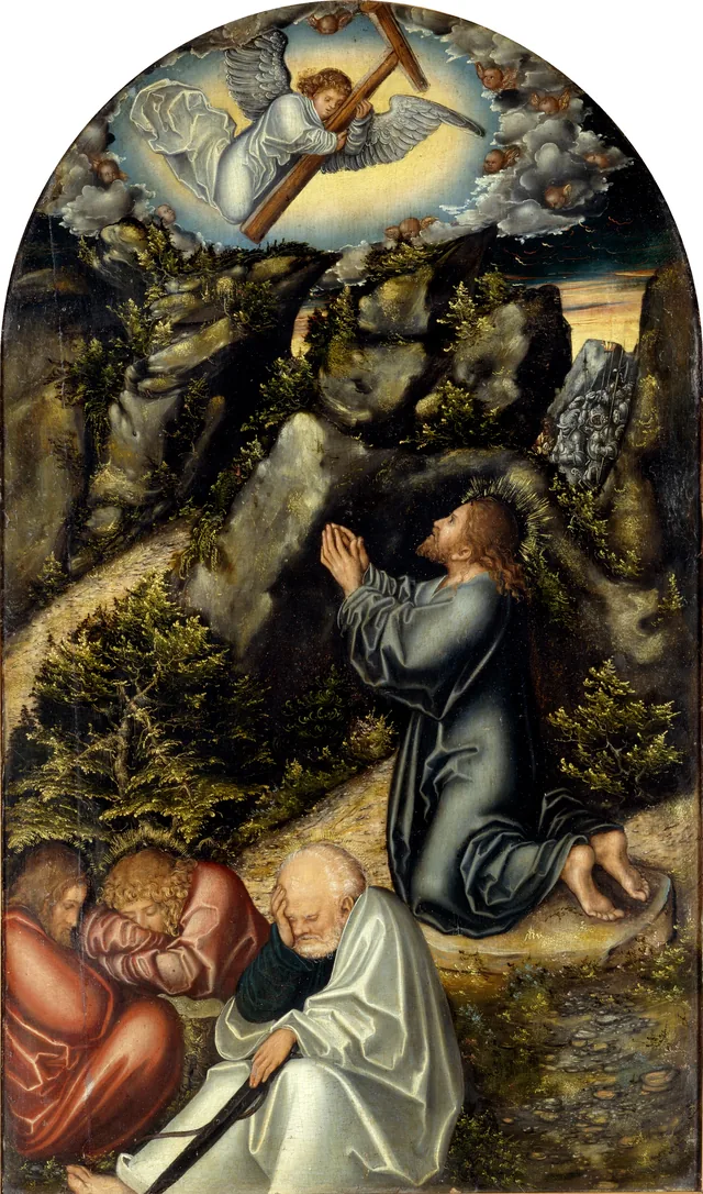 La agonía en el huerto, Lucas Cranach el Viejo