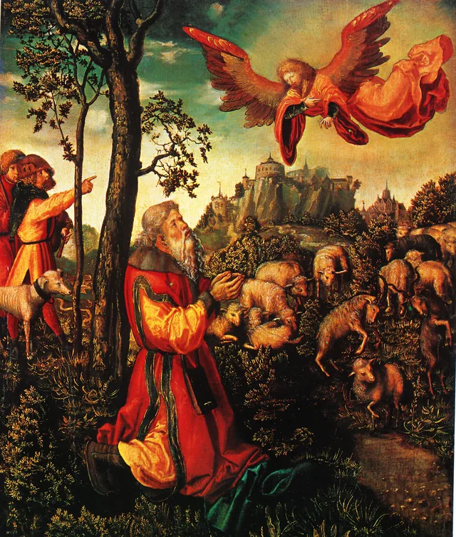 El anuncio a Joaquín, Lucas Cranach el Viejo
