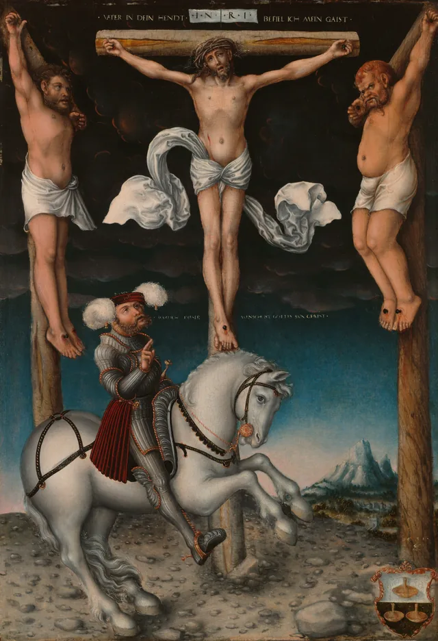 A Crucificação com o centurião convertido