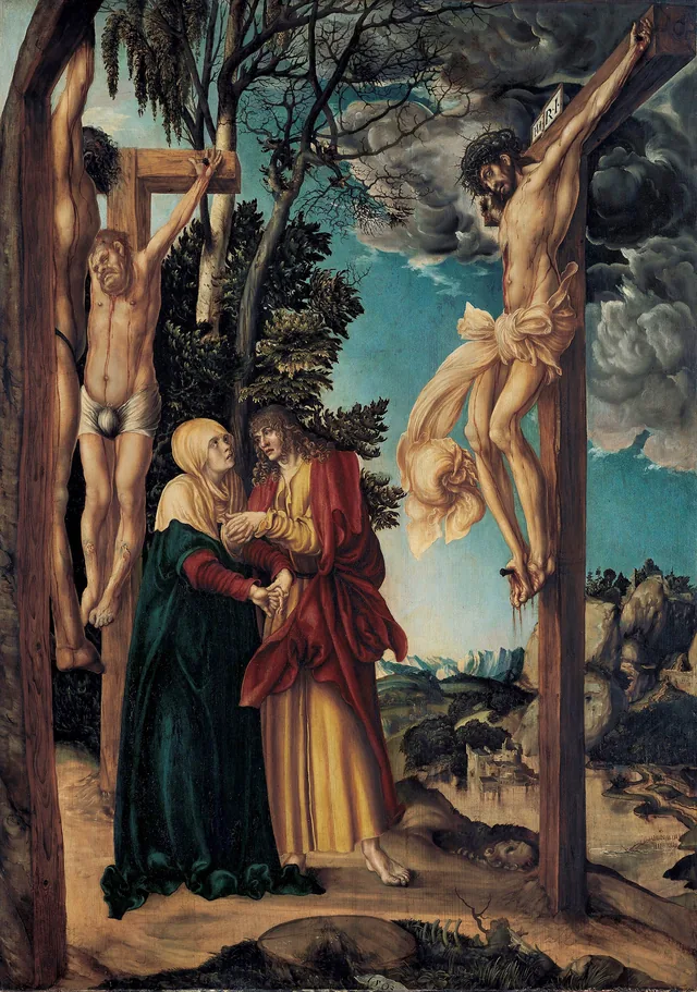 Lamentation beneath the Cross