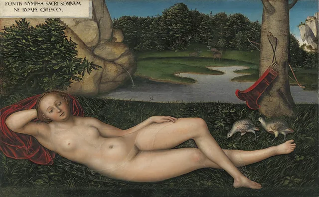 The Nymph at the Fountain, Lucas Cranach l'Ancien