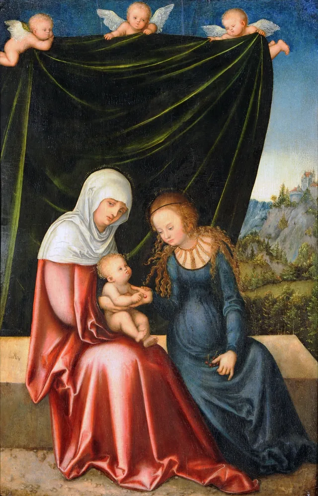 La Vierge à l'Enfant avec sainte Anne