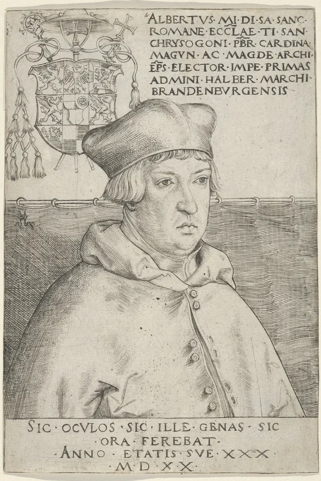Le cardinal Albert de Brandebourg