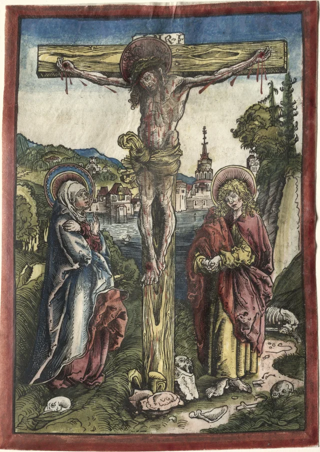 Christ on the Cross between the Virgin and Saint John