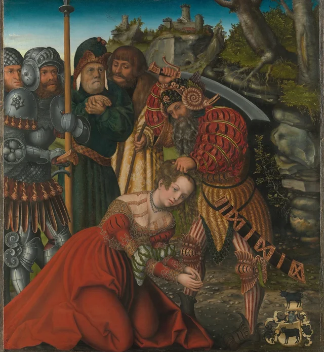 The Martyrdom of Saint Barbara, Lucas Cranach l'Ancien