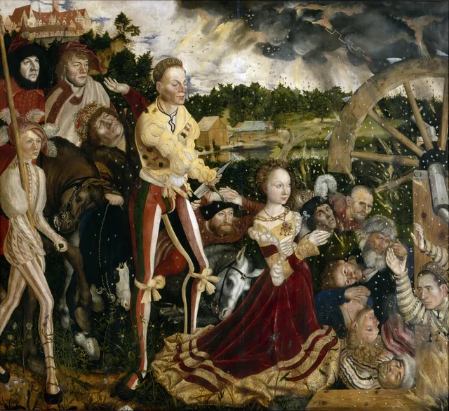 Martyrdom of Saint Catherine (central panel), Lucas Cranach l'Ancien