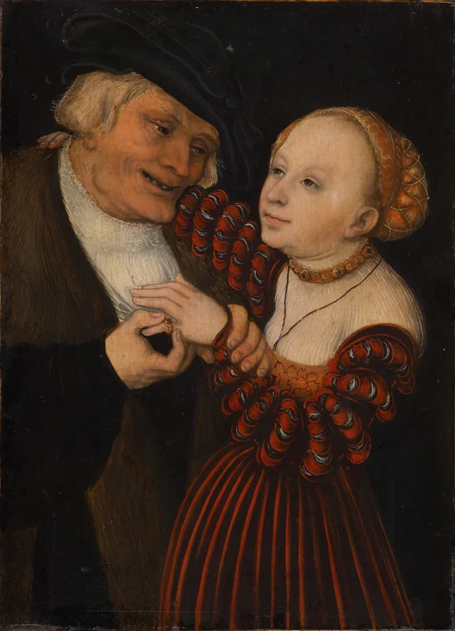 Le Vieillard et la jeune fille, ou Le Couple mal assorti