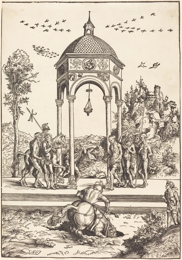 Marcus Curtius Plunging into the Chasm