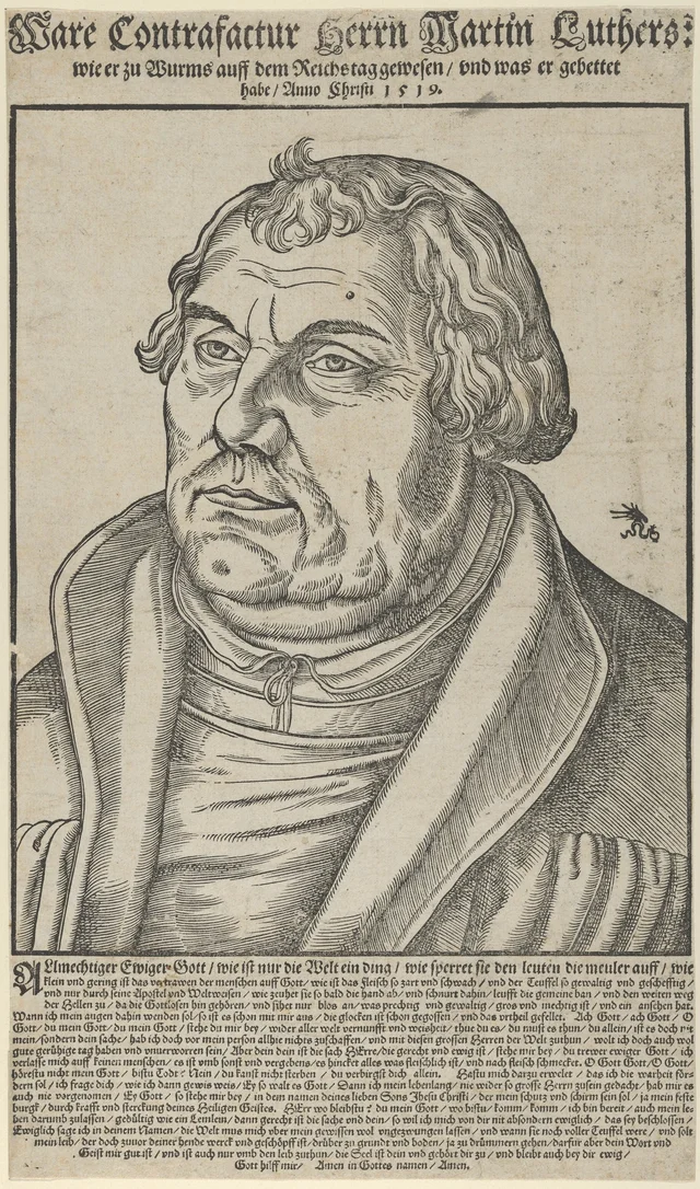 Martin Luther, Bust to the Left