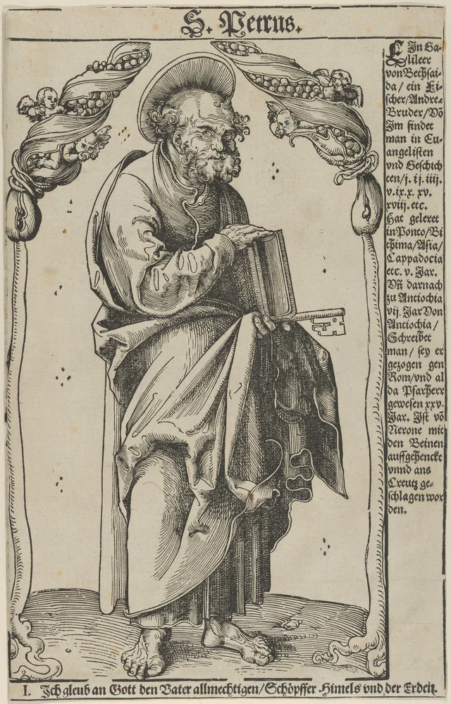 Pedro, de Cristo, os Apóstolos e São Paulo