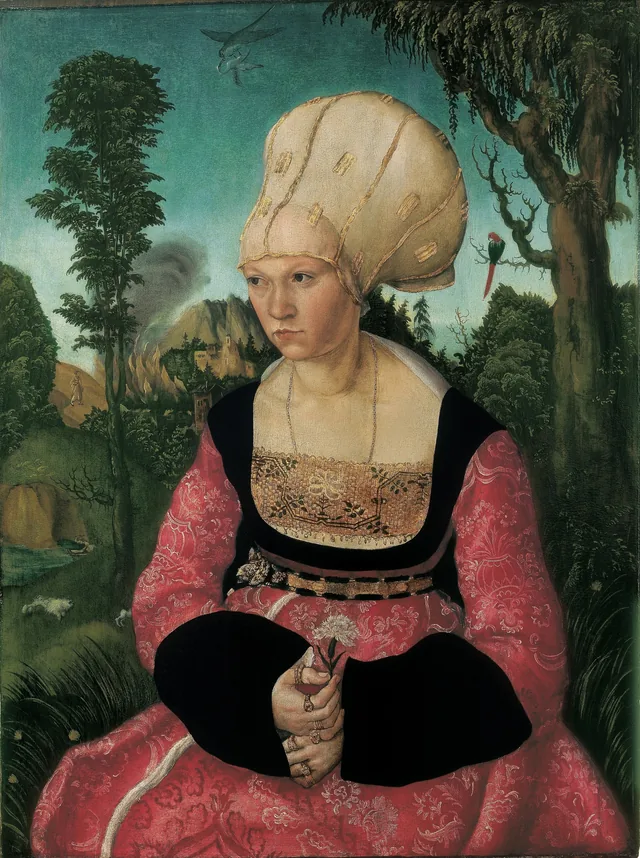 Portrait of Anna Cuspinian, Lucas Cranach l'Ancien