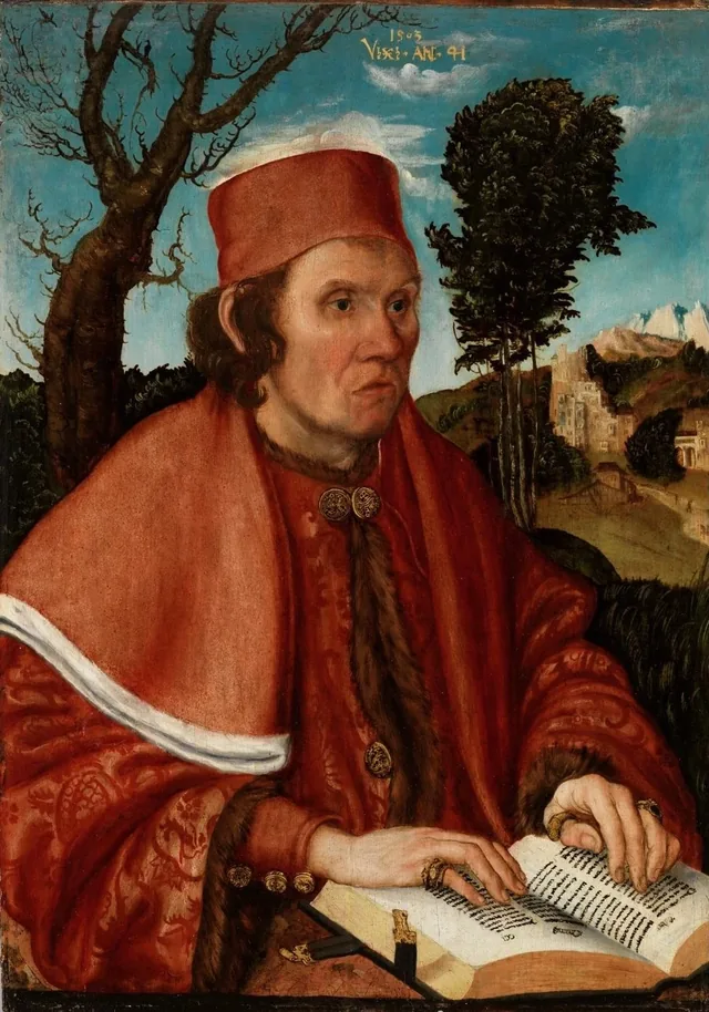 Portrait of a Legal Scholar, probably Stephan Reuss, Rector of the University of Vienna