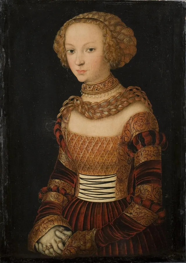 Portrait of a Young Woman, Princess Emily of Saxony?