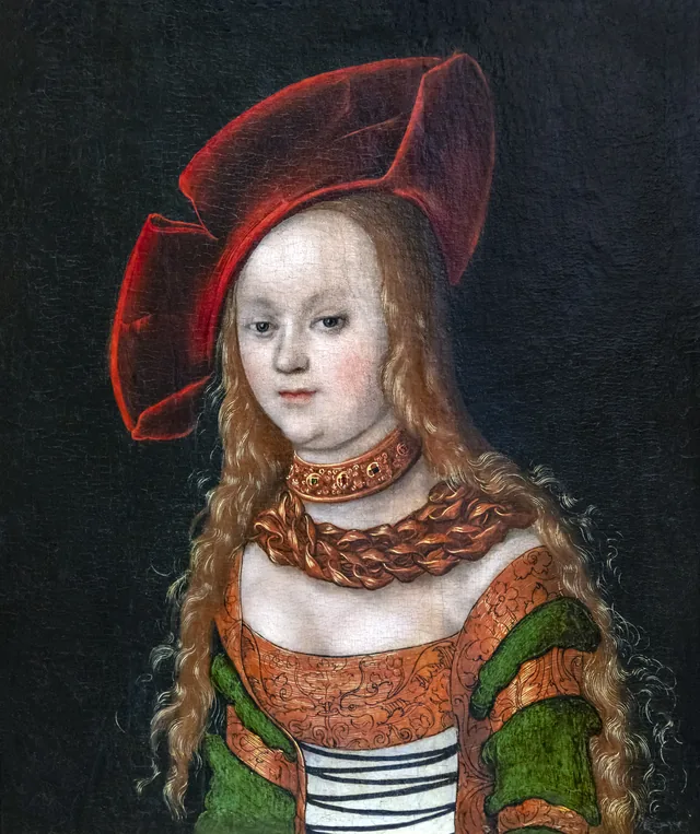 Retrato de una joven en busto, Lucas Cranach el Viejo