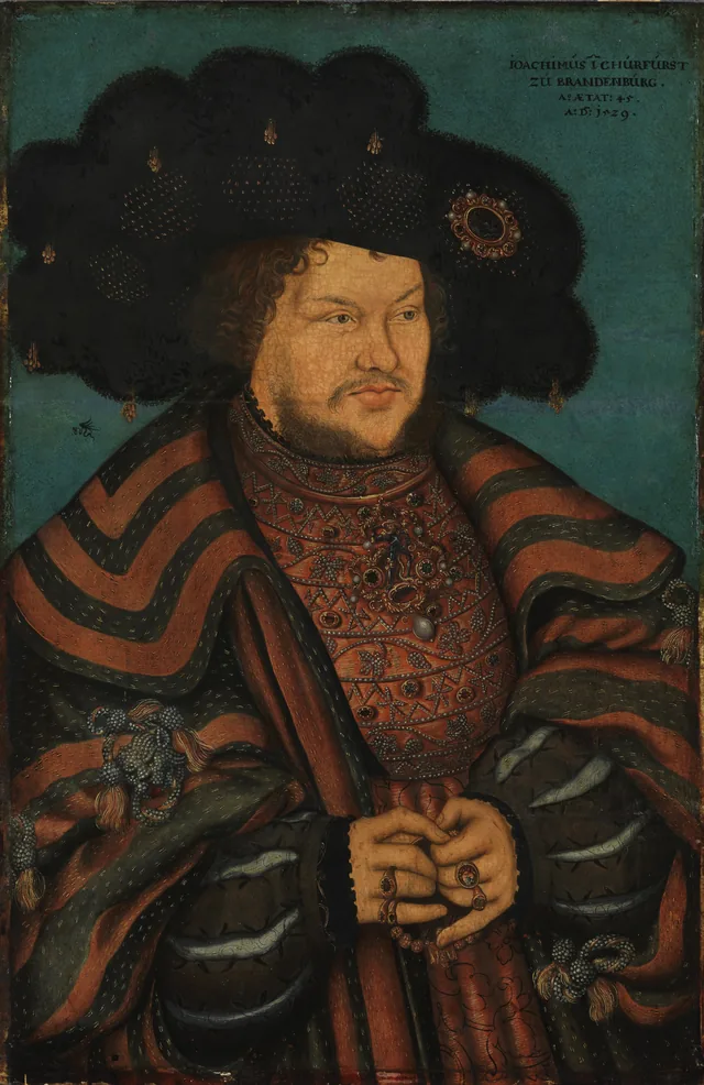 Retrato de Joaquín I Néstor, elector de Brandeburgo, Lucas Cranach el Viejo