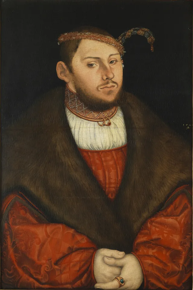 Retrato del príncipe elector Juan Federico, Lucas Cranach el Viejo