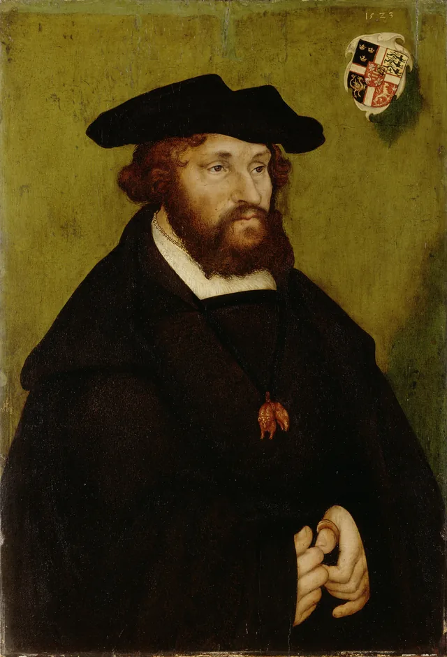 Portrait of King Christian II of Denmark, Lucas Cranach l'Ancien