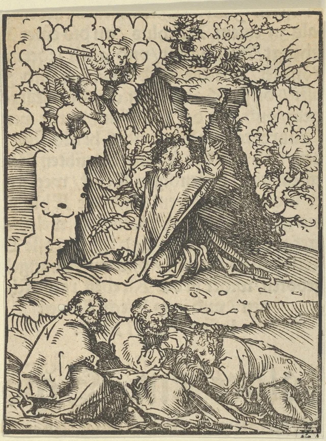 Relieve de Cristo en el monte de los Olivos, de los relicarios de Wittenberg, Lucas Cranach el Viejo