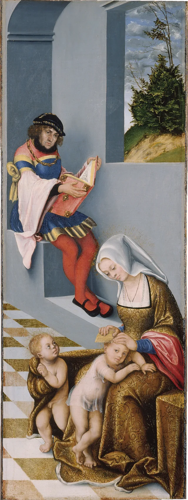 Retábulo de Torgau: Maria Salomé e Zebedeu
