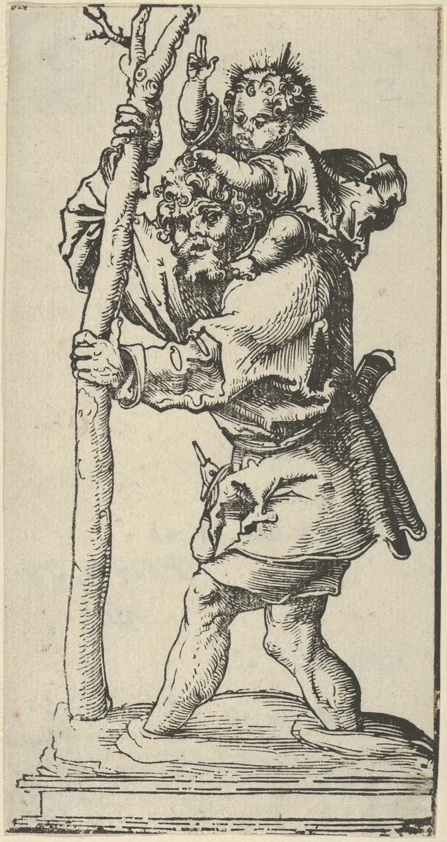 A Silver Statuette of Saint Christopher, from the Wittenberg Reliquaries