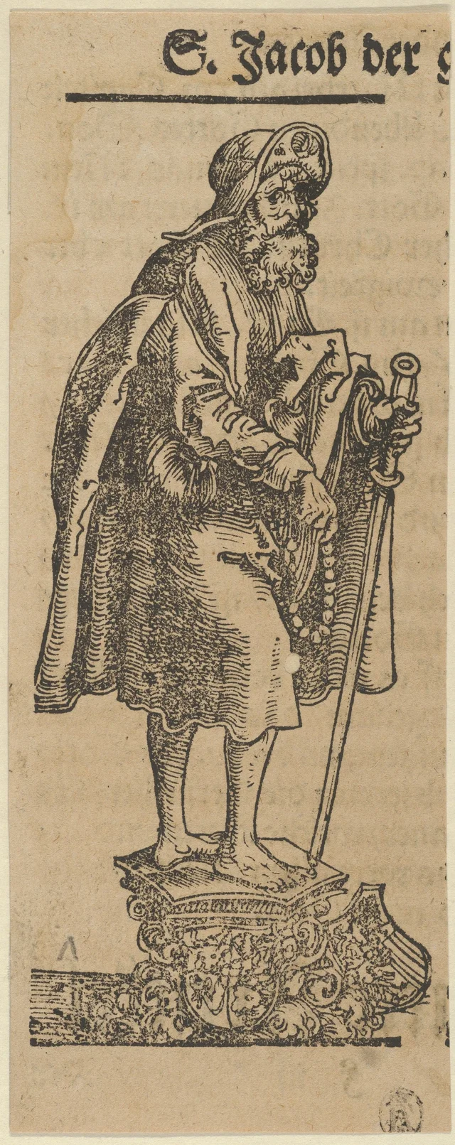 Estatuilla de plata de Santiago el Mayor, de los relicarios de Wittenberg, Lucas Cranach el Viejo