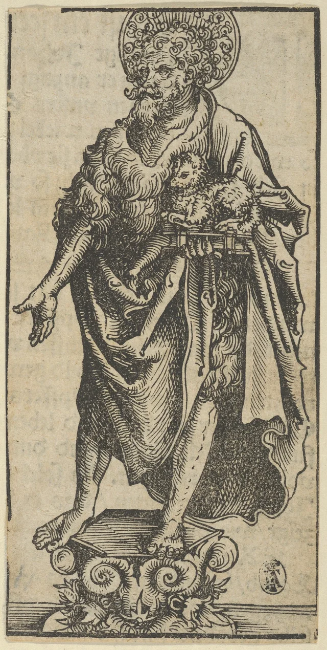 Silver Statuette of Saint John the Baptist, from the Wittenberg Reliquaries