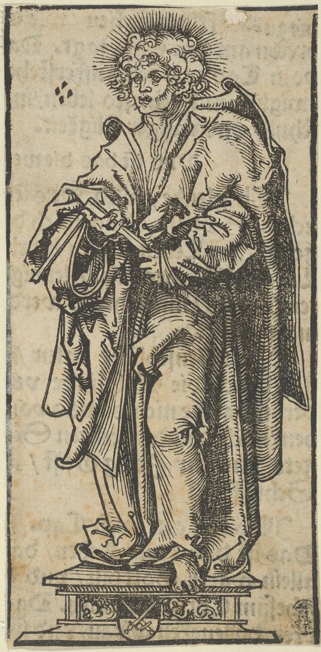 Silver Statuette of Saint Matthias, from the Wittenberg Reliquaries