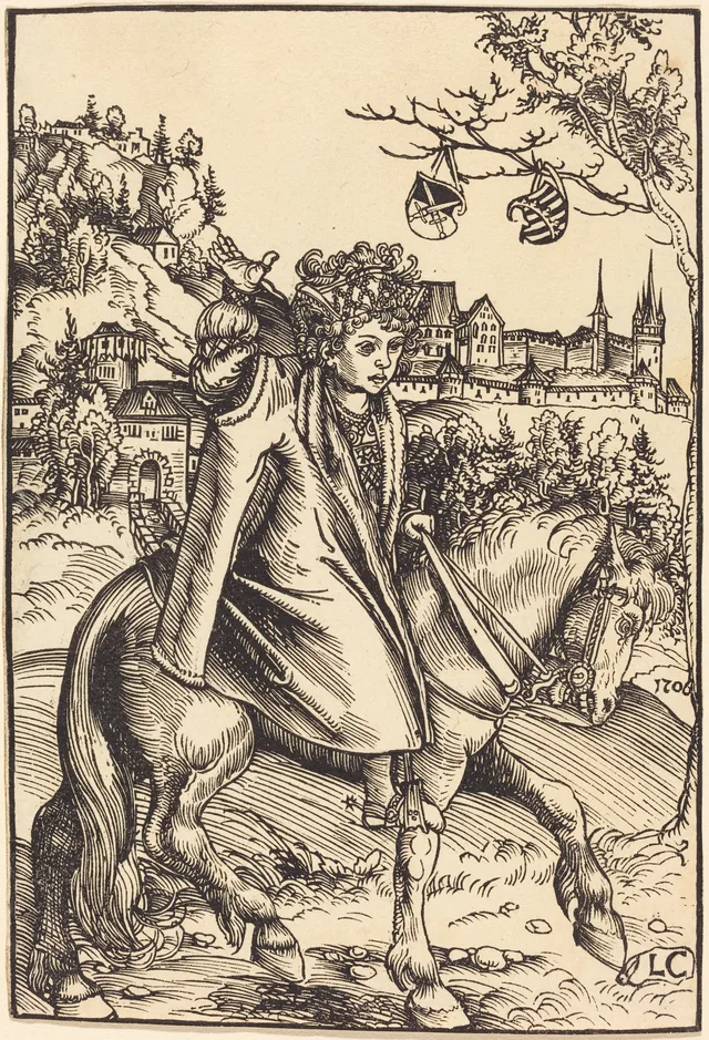 A Saxon Prince on Horseback