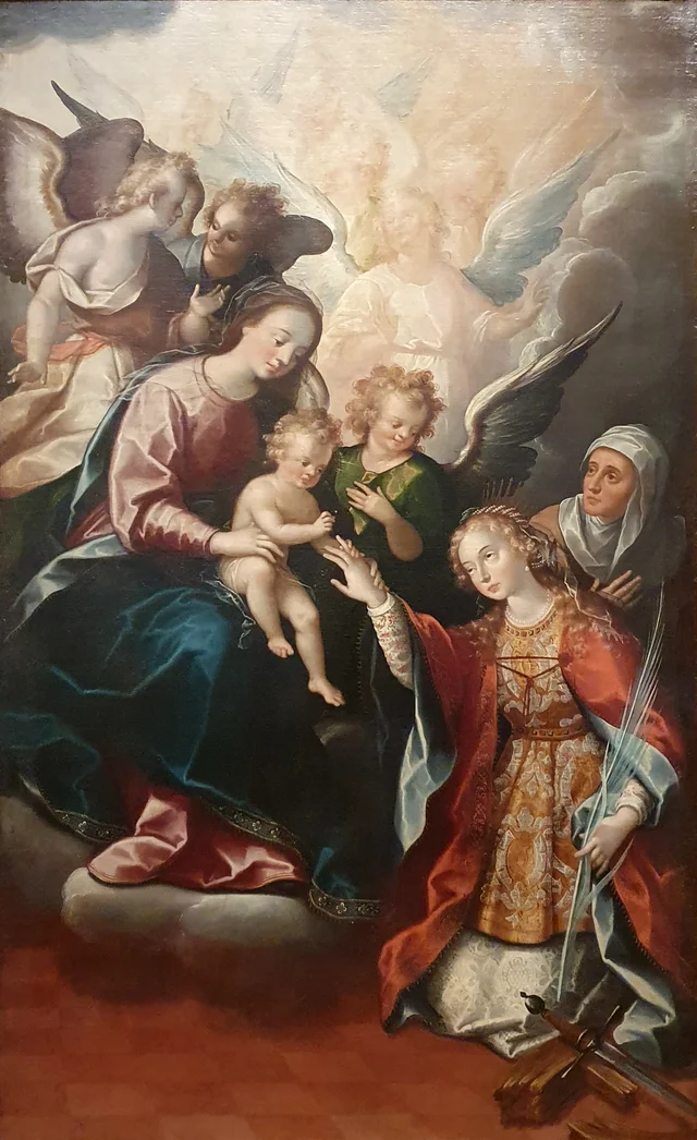 O Casamento místico de Santa Catarina de Alexandria, Luis Juárez