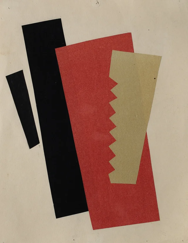 Composición (rojo, negro, oro), Lyubov Popova