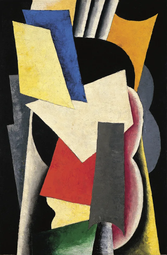 Arquitetônica pictórica (natureza-morta: instrumentos), Lyubov Popova
