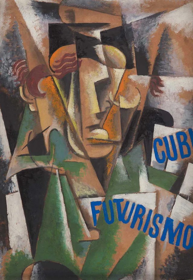 Estudo para um retrato, Lyubov Popova