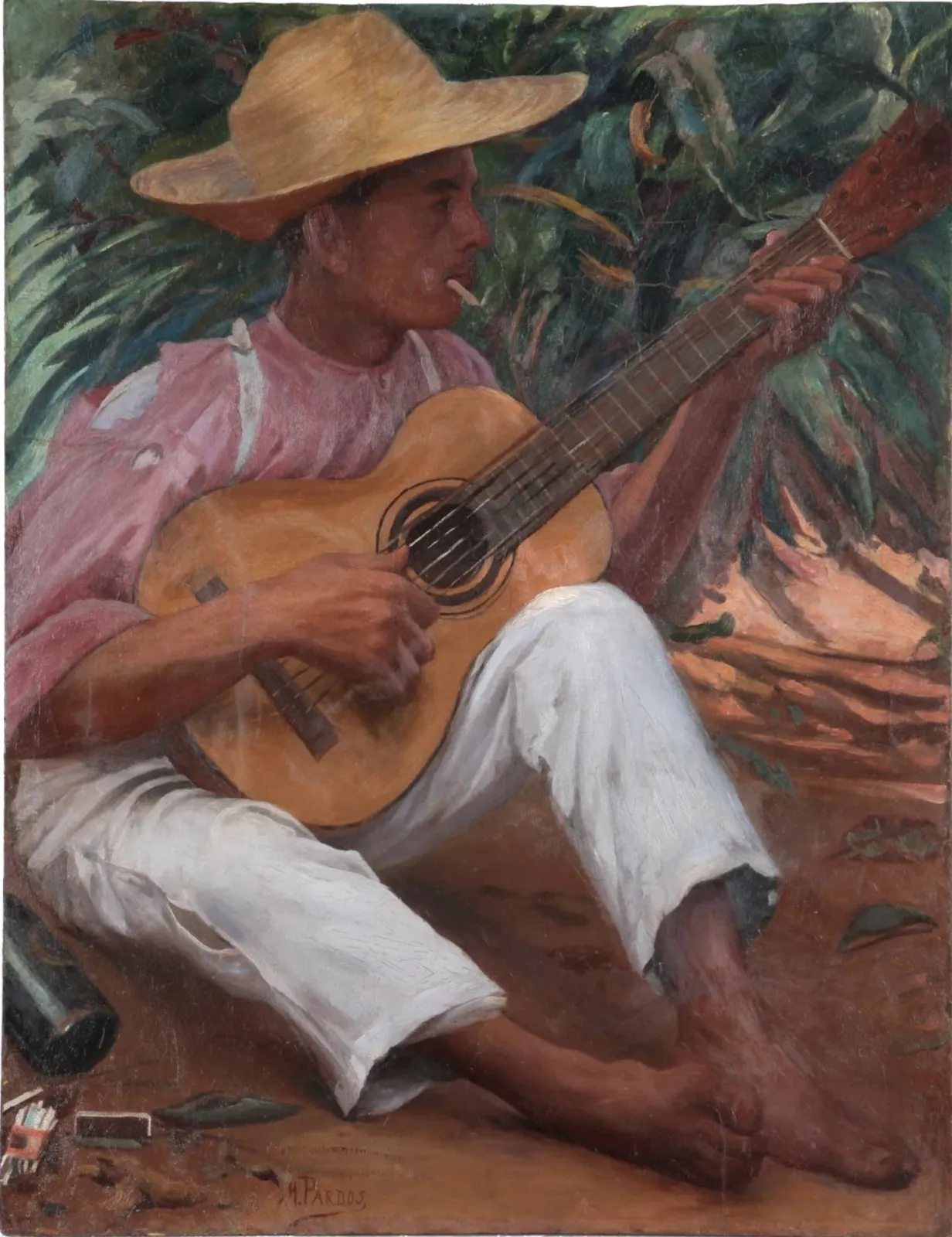 Le Paysan joueur de viola (Capadócio ?), Maria Pardos