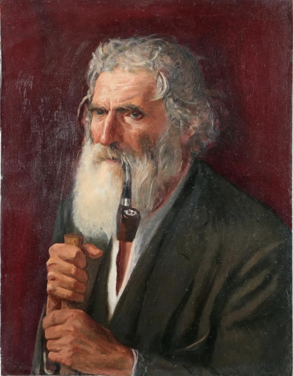 Vieux mendiant, Maria Pardos