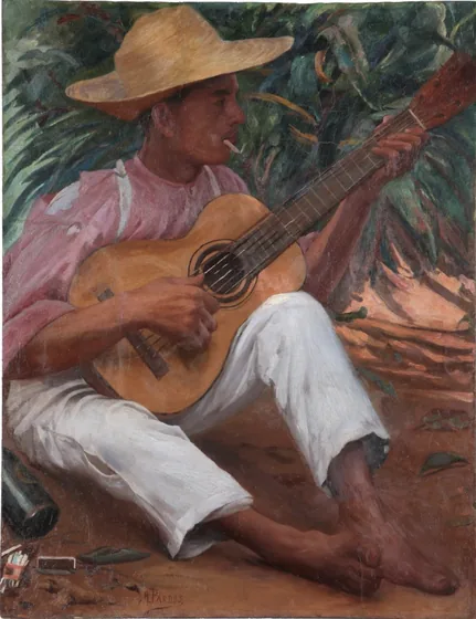 Le Paysan joueur de viola (Capadócio ?)
