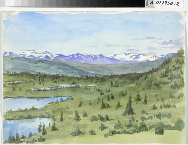 ノルウェーの風景習作