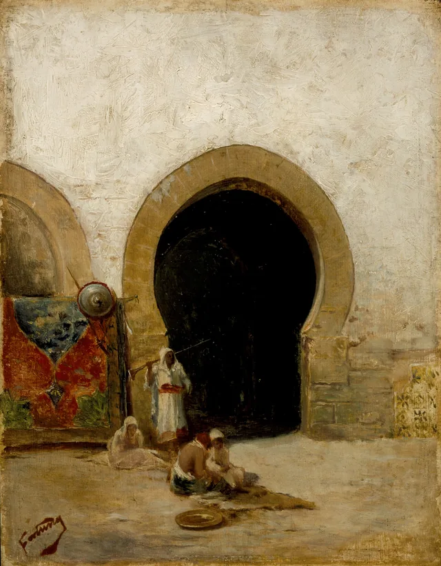 At the Gate of the Seraglio, Mariano Fortuny y Marsal