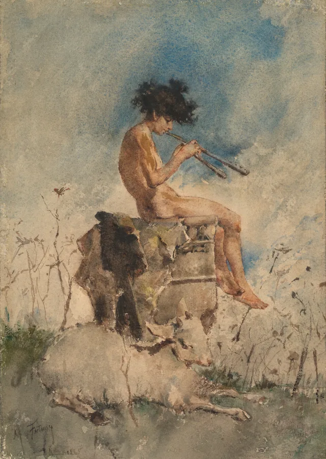 The Pipes of Pan, Mariano Fortuny y Marsal