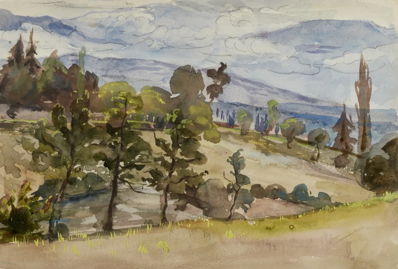 Mountain Landscape, Marie Bracquemond