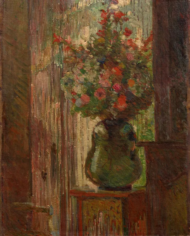Bouquet of Flowers at the Window