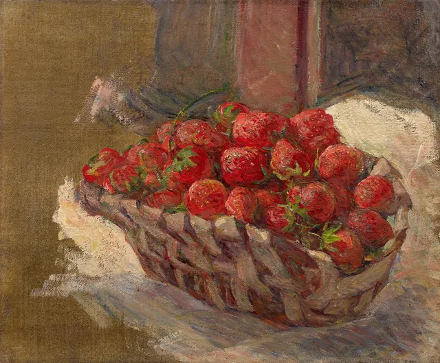La cesta de fresas silvestres, Marie Bracquemond