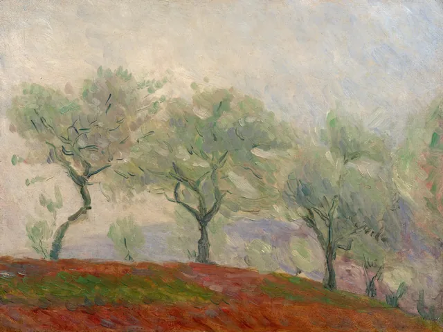 Paisagem com árvores