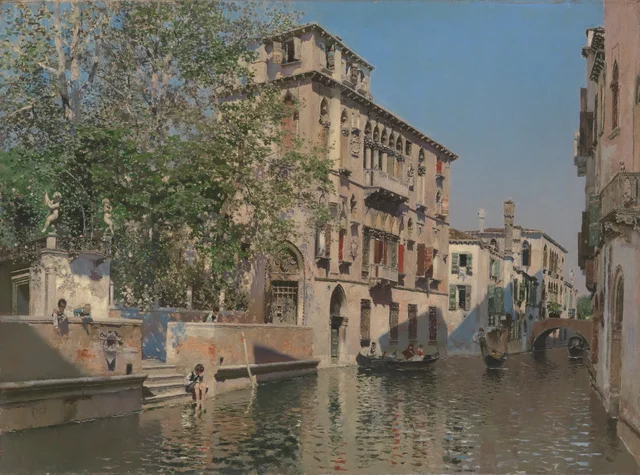 Um canal em Veneza