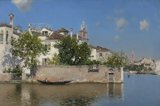 Garden of the Palazzo Vendramin, Martín Rico