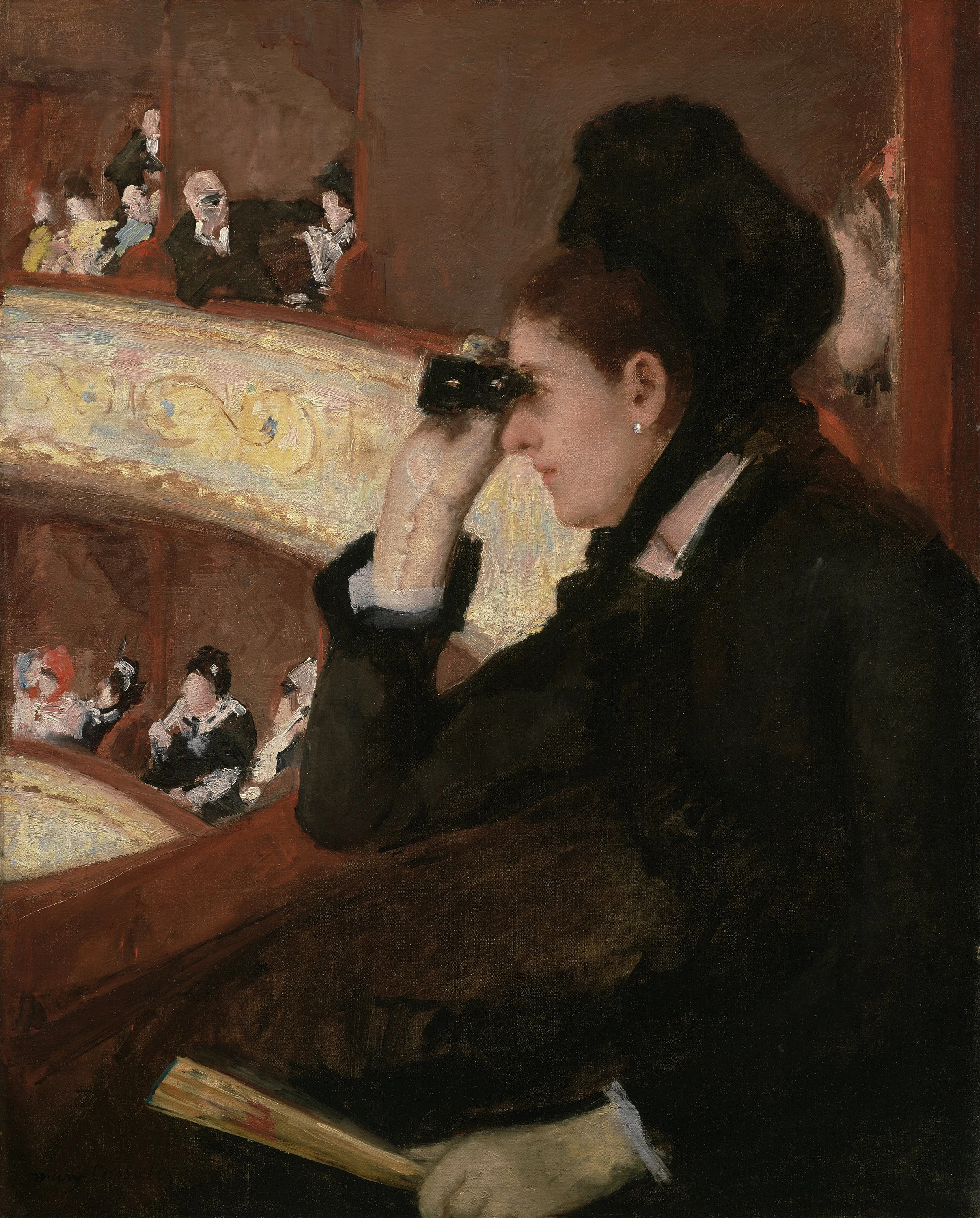 In the Loge, Mary Cassatt